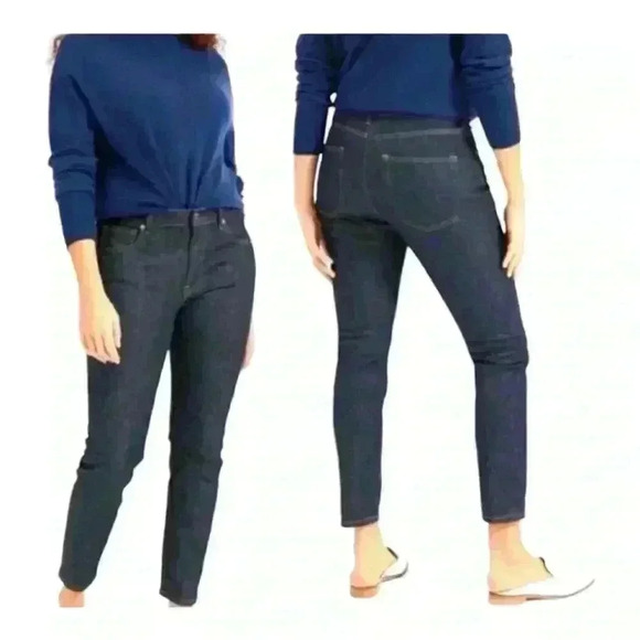 Everlane High Rise Dark Wash Ankle Jeans Women’s Size 29 - Picture 1 of 9